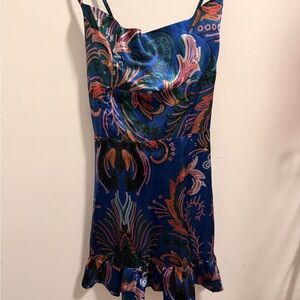 Patterned mini dress